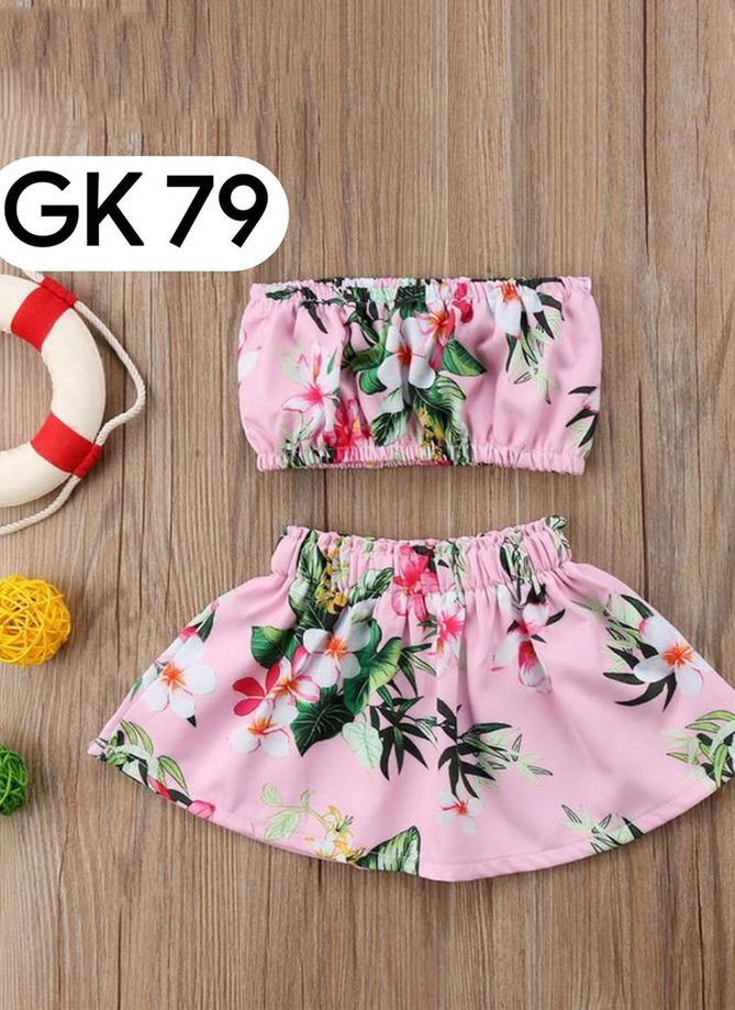 GURUKRUPA Girls Party Wear Stylish Off Shoulder Wholesale Kids Colllection